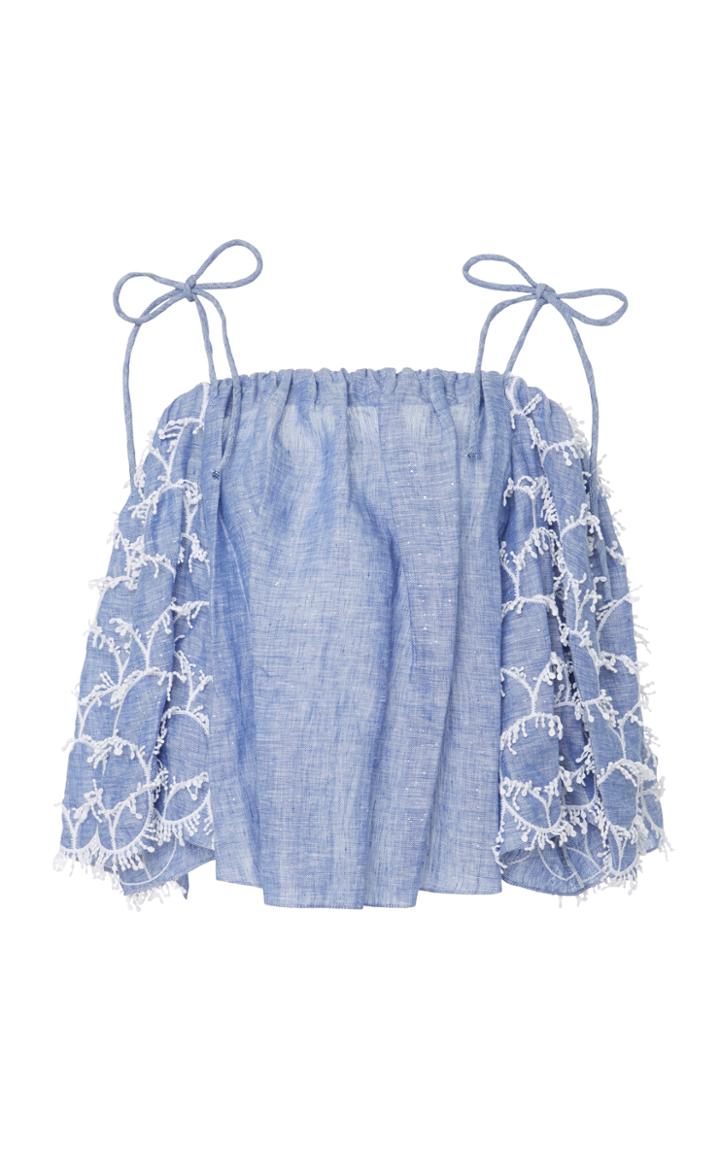 Lug Von Siga Oversized Off The Shoulder Top
