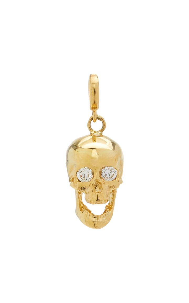 Moda Operandi Luis Morais 14k Yellow Gold Skull Charm
