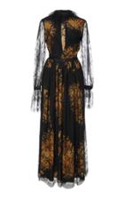 Etro Lace-trimmed Floral-print Crepe Gown