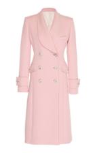 Alessandra Rich Double Breasted Wool Coat
