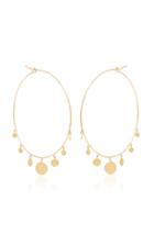 Zoe Chicco 14k Gold X-large Hoops With Graduated Discs