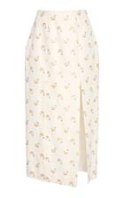 Markarian Collins Faille Pencil Skirt