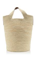 Sensi Studio Tall Straw Tote Bag