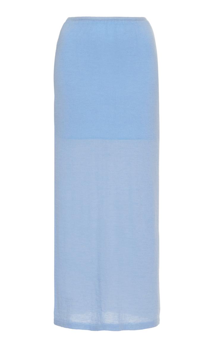 Moda Operandi Sablyn Nina High-waisted Cashmere Midi Skirt Size: Xs
