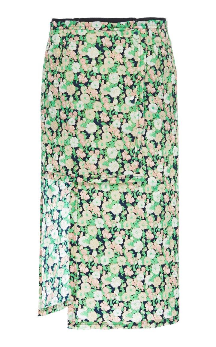 Moda Operandi N21 Floral-print Cady Skirt Size: 36