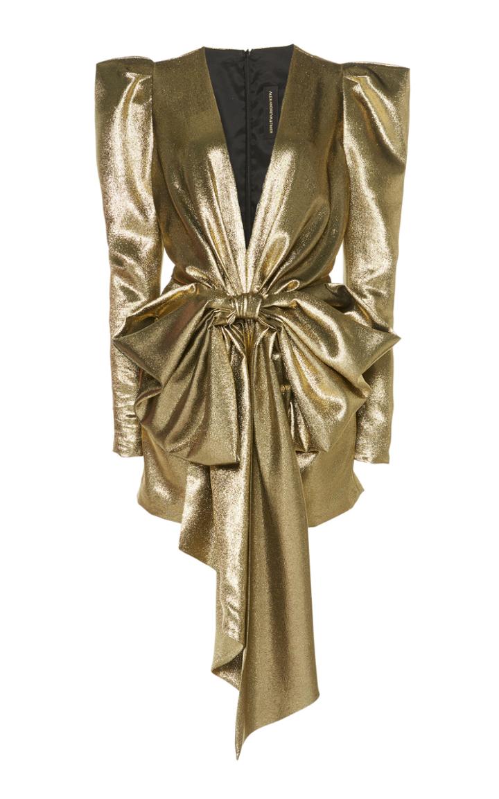 Alexandre Vauthier Plunging Neckline Mini Dress