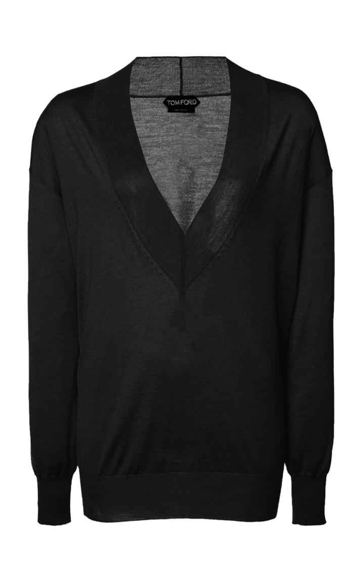 Moda Operandi Tom Ford Ribbed Cashmere-blend Sweater