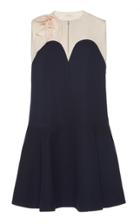 Delpozo Two-tone Mini Dress