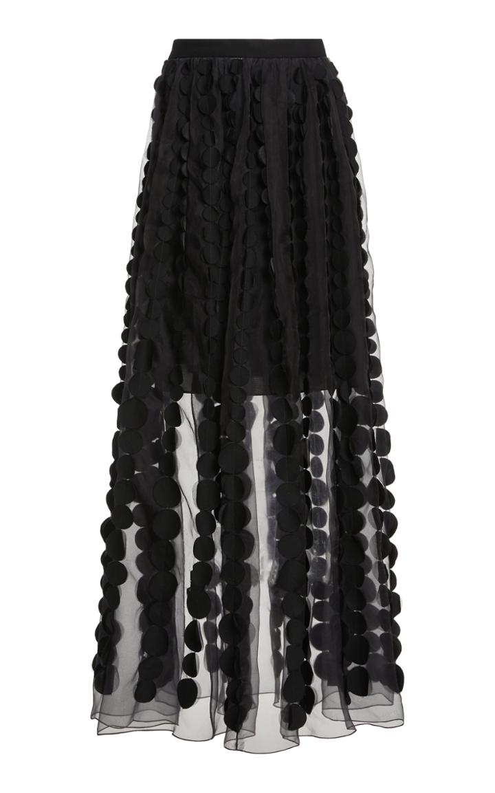 Moda Operandi Carolina Herrera Gathered Silk Organza Skirt