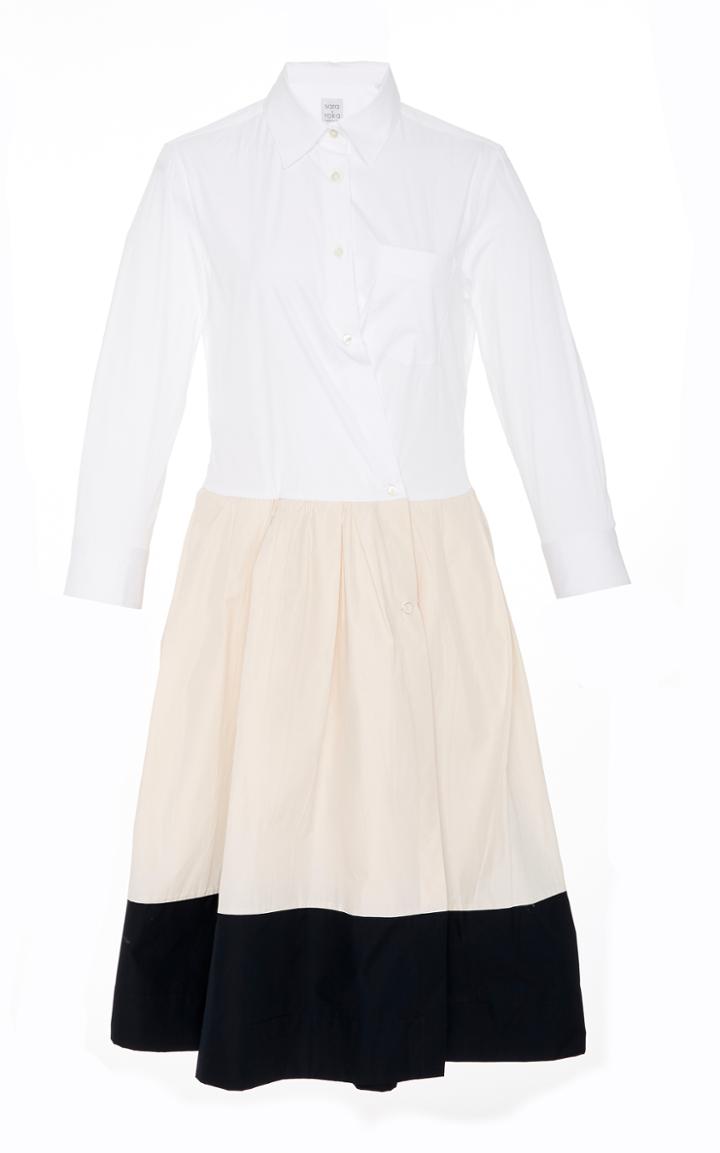 Sara Roka Elenat Midi Shirt Dress