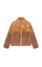 Moda Operandi Pologeorgis The Everett Two-tone Shearling Jacket