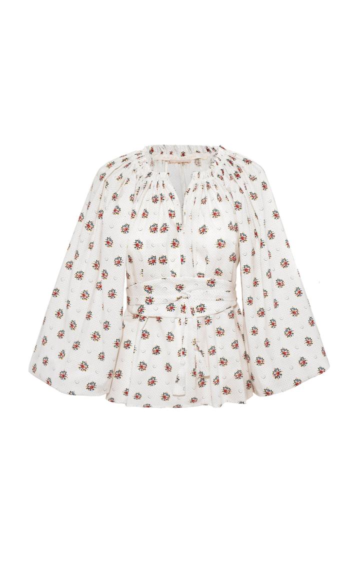 Anna Mason Bardot Cotton Blouse
