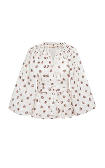 Anna Mason Bardot Cotton Blouse