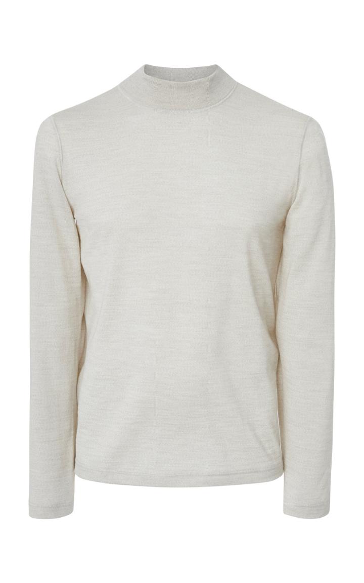 Jil Sander Long Sleeve Mockneck Sweater