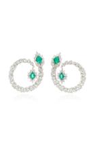Moda Operandi Yeprem 18k White & 18k Yellow Gold Reign Supreme Earrings