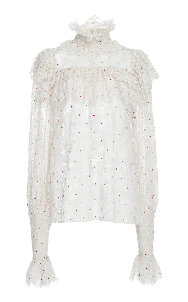Elie Saab Lace Blouse