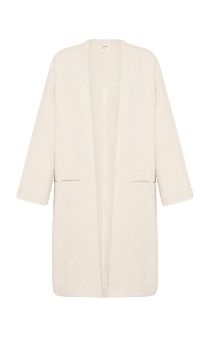 Moda Operandi St. Agni Frank Oversized Cotton Waffle-knit Coat