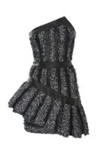 Balmain Strapless Asymmetrical Dress