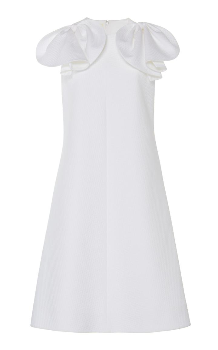 Delpozo Pique Bow Dress