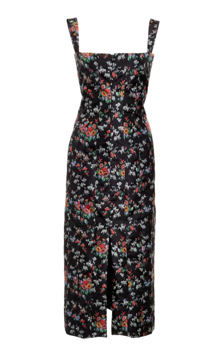 Brock Collection Deon Rose Chine Taffeta Dress
