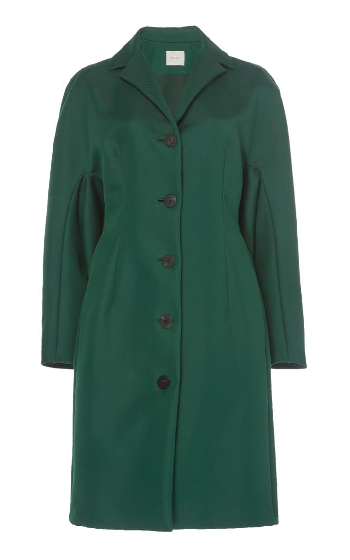 Delpozo Twill Cotton-blend Coat