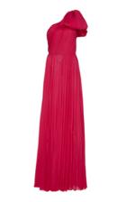J. Mendel Bow-accented Silk Gown