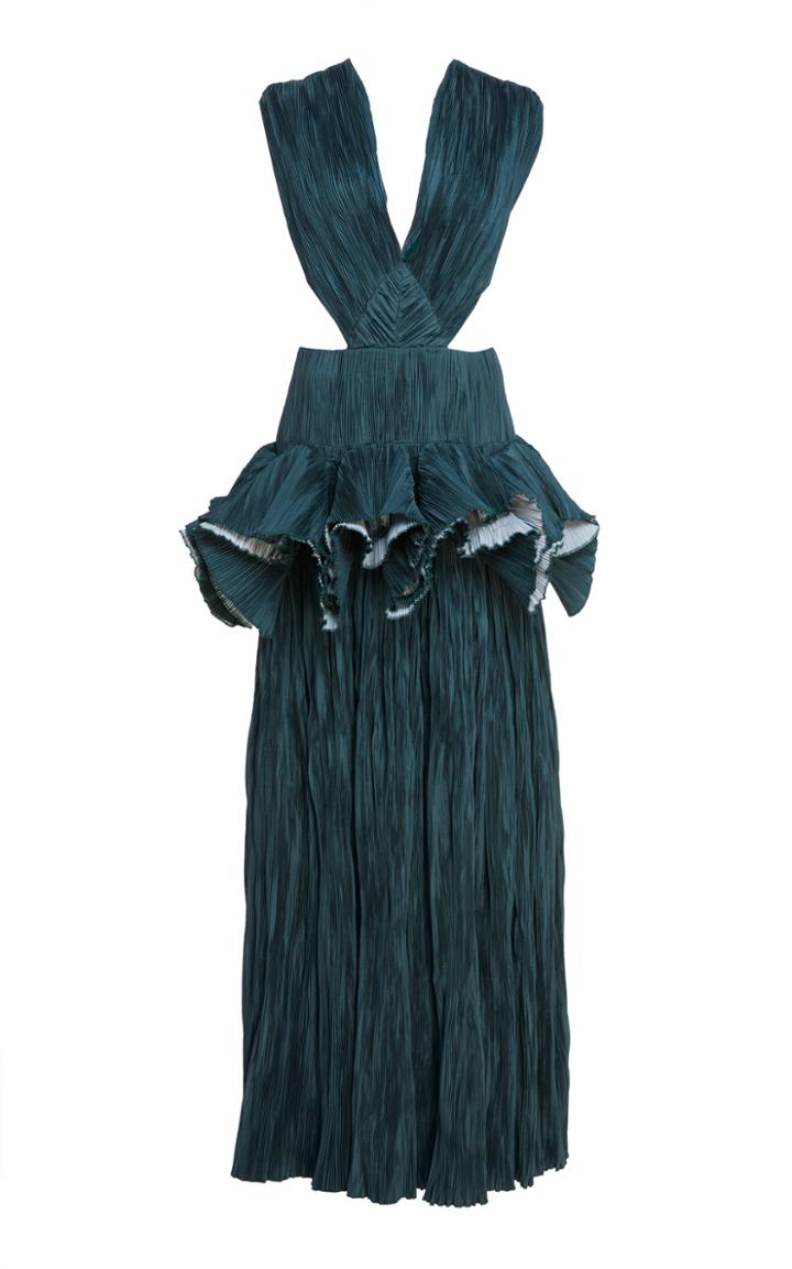 Rosie Assoulin X Marks The Spot Ruffle Gown