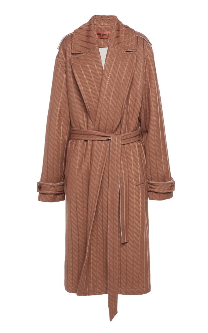 Moda Operandi Missoni Oversized Gabardine Trench Coat