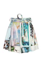 Zimmermann Glassy Silk Safari Shorts