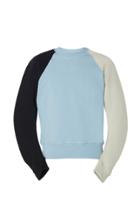 Jw Anderson Color-block Cotton-jersey Sweatshirt