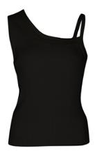 Peter Do Asymmetric Ribbed-knit Tank Top Size: M
