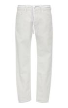 Off-white C/o Virgil Abloh Tasseled Belted Mid-rise Skinny Jeans