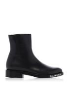 Balenciaga Leather Ankle Boots