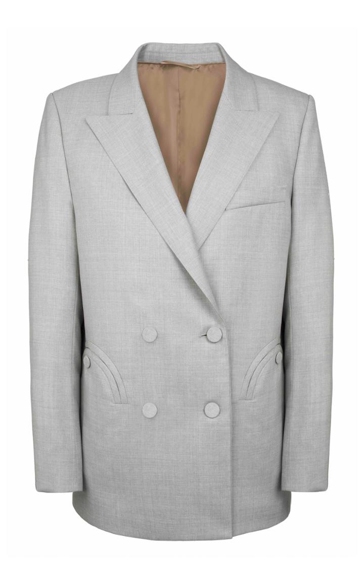 Moda Operandi Blaz Milano Argyll Everynight Wool Double-breasted Blazer