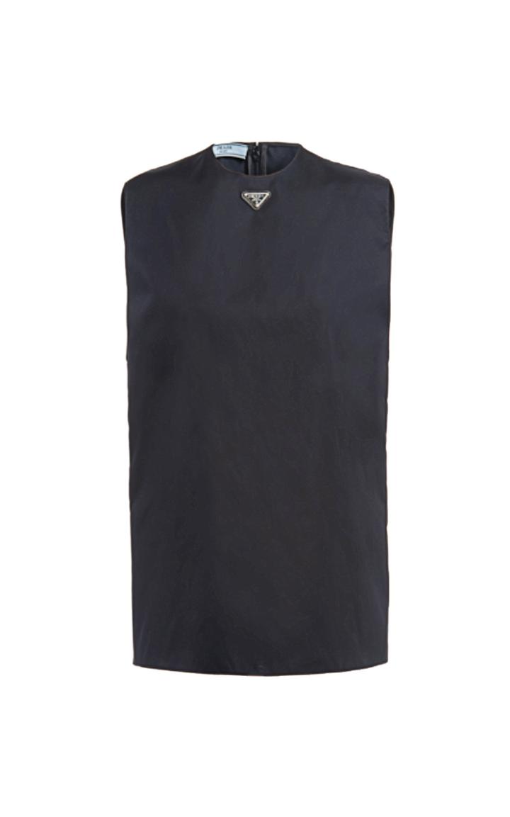 Moda Operandi Prada Gabardine Vest Top