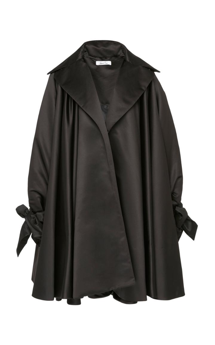 Richard Quinn Oversized Faille Opera Coat