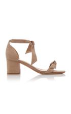 Alexandre Birman Clarita Bow-embellished Suede Sandals Size: 35