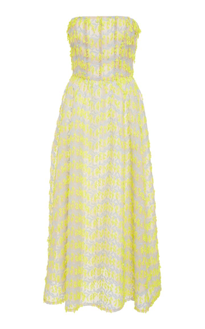 Carolina Herrera Strapless Cocktail Dress