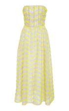 Carolina Herrera Strapless Cocktail Dress