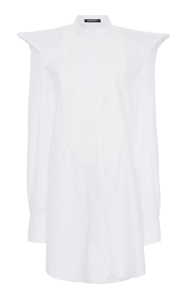 Balmain Long-sleeve Cotton Shirt