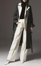 Smarteez Check Trench Coat