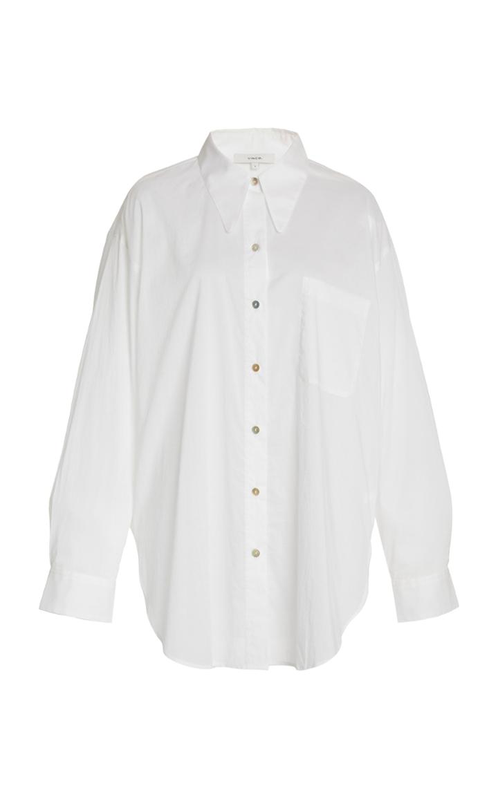 Moda Operandi Vince Cotton-poplin Button-down Shirt