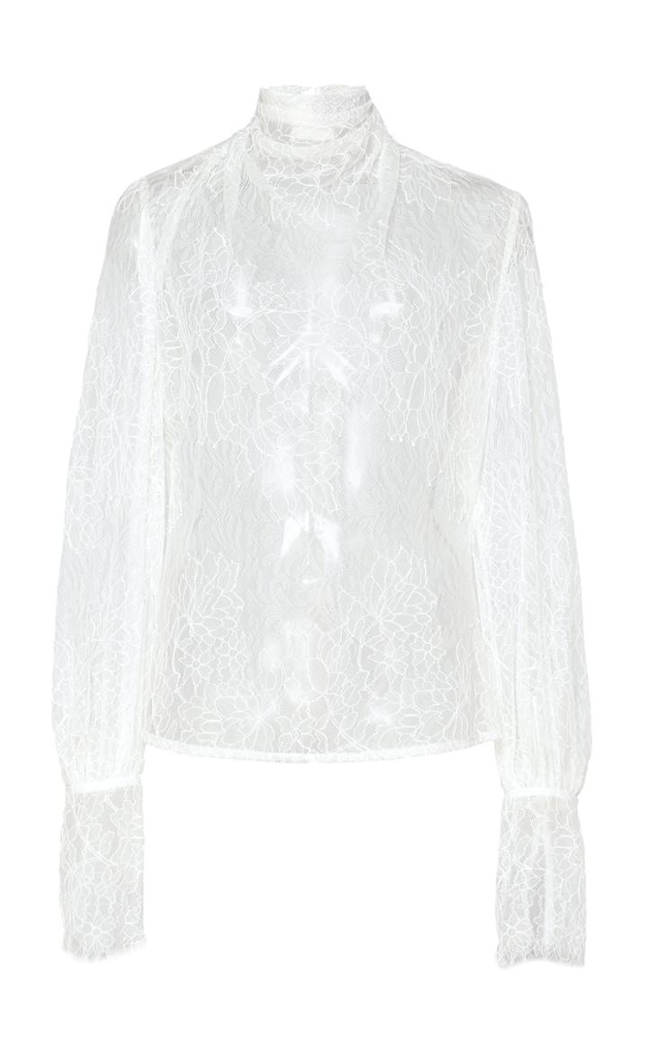 Beaufille Rosa Lace Cowlneck Blouse