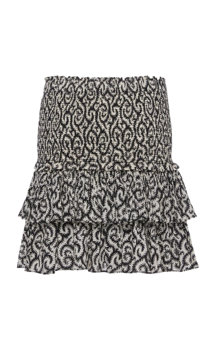 Isabel Marant Toile Naomi Patchwork Printed Skirt