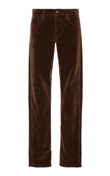 Ralph Lauren Purple Label Five Pocket Velvet Slim Pants
