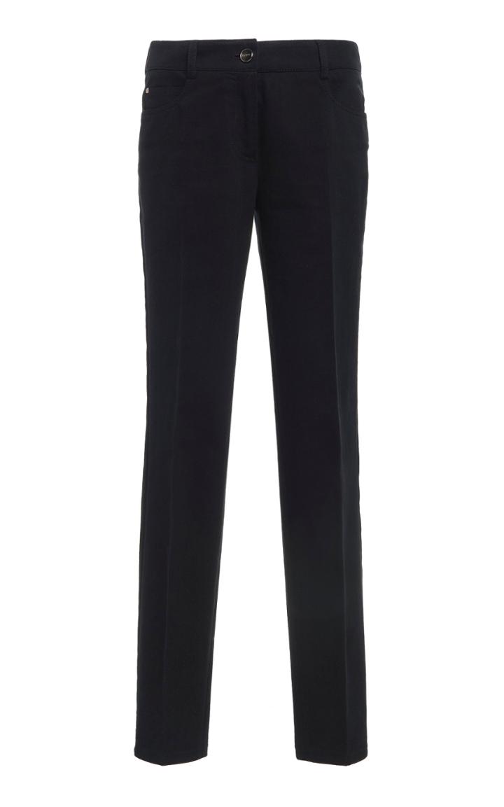 Akris Flore Wool-blend Wide-leg Pants