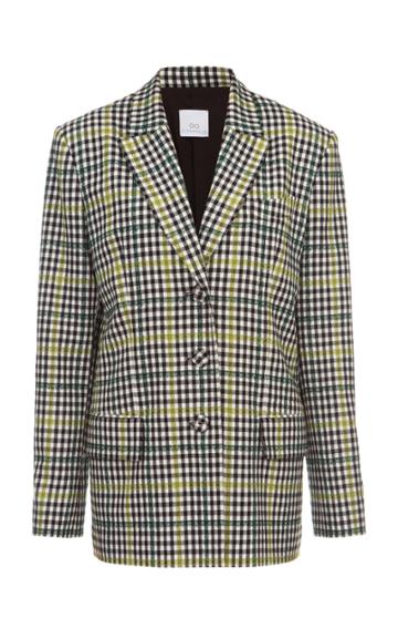 Elenareva Loose Plaid Jacket