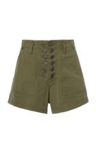 Marissa Webb Stellan Washed Canvas Shorts