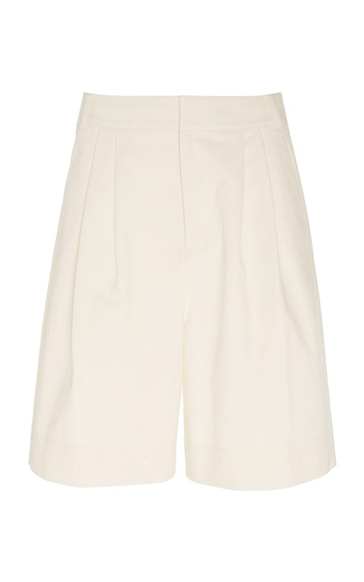 Moda Operandi Tibi Myriam Twill Pleated Short Size: 28