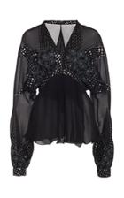 Moda Operandi Etro Polka Dot Silk Top Size: 38